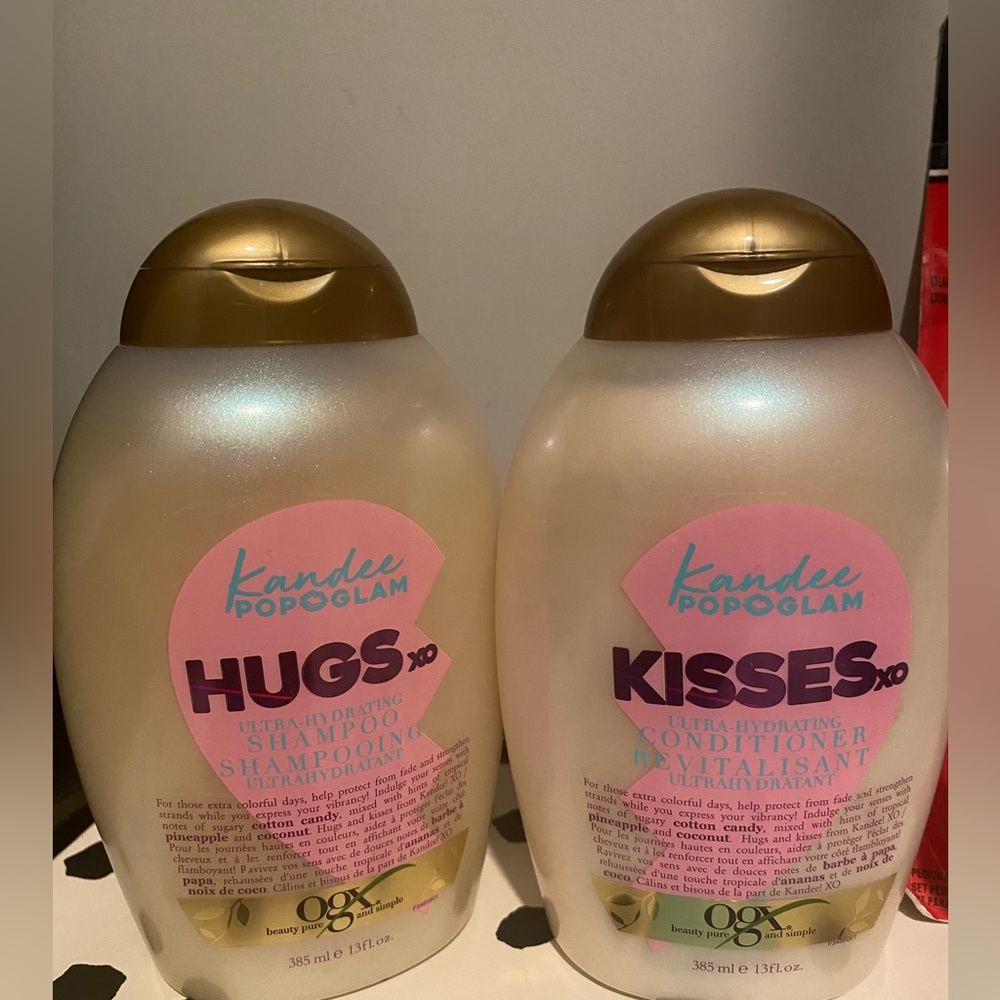 Brand New Kandee Pop Glam Hugs & Kisses Shampoo and Conditioner Set